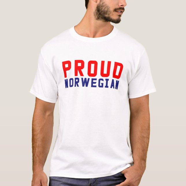 Camiseta Orgulloso noruego  (Anverso)
