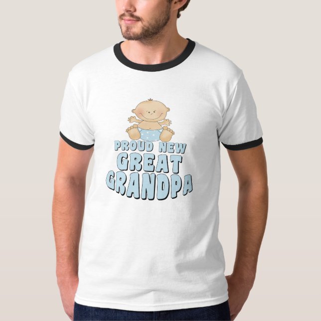 Camiseta Orgulloso nuevo bisabuelo chico (Anverso)