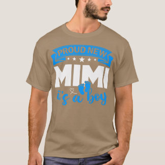 Camiseta Orgulloso nuevo Mimi es un niño revelador de géner
