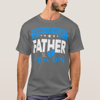 Camiseta Orgulloso nuevo padre es un niño revelan género ho