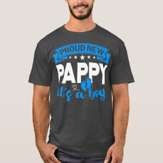 Camiseta Orgulloso nuevo papa es un niño revelado de género
