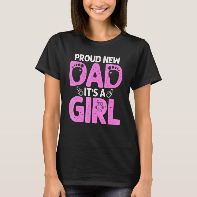 Camiseta Orgulloso nuevo papá por el día del padre masculin (Anverso)
