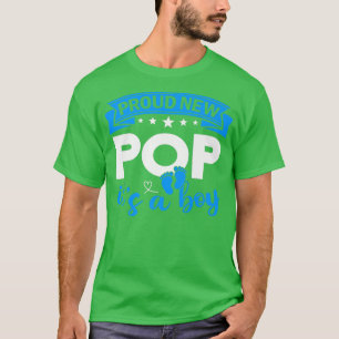 Camiseta Orgulloso nuevo pop es un chico el género revela a