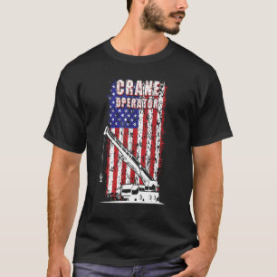 Camiseta Orgulloso Operador de Grúa Conductor de grúa Bande