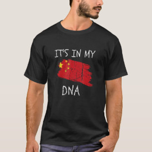 Camiseta Orgulloso Orgullo chino está en mi ADN Desi Bander