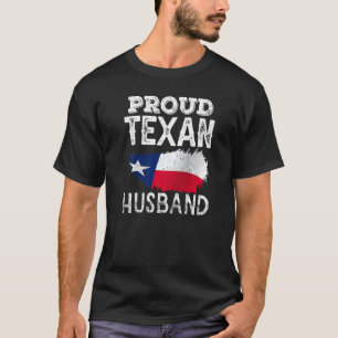 Camiseta Orgulloso orgullo de marido texano, golpe patrióti
