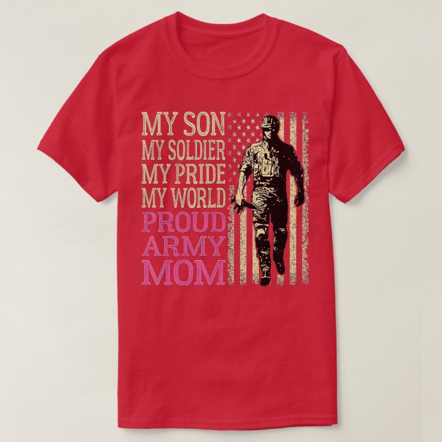 Camiseta Orgulloso Orgullo Militar Abuela Armada (26) (Diseño del anverso)