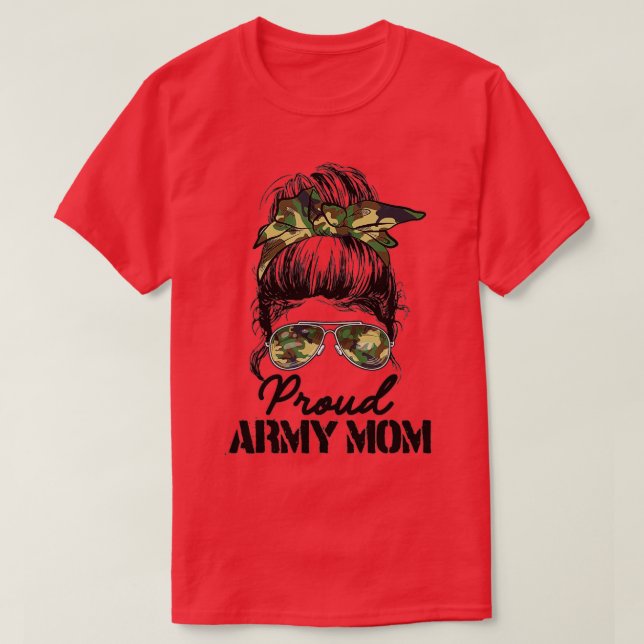 Camiseta Orgulloso Orgullo Militar Abuela Armada (54) (Diseño del anverso)