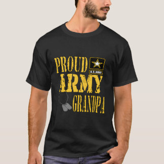 Camiseta Orgulloso Orgullo Militar Abuelo