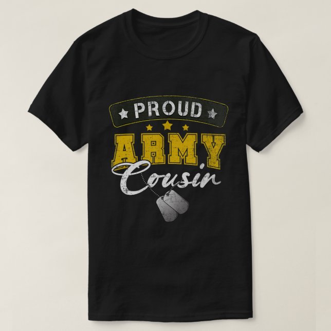 Camiseta Orgulloso Orgullo Militar Camisas del Ejército (Diseño del anverso)