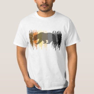 Camiseta Orgulloso Oso Grunge Sombra Orgullo Gay Oso
