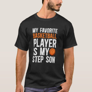 Camiseta Orgulloso Padrastro de Baloncesto De Un Jugador de