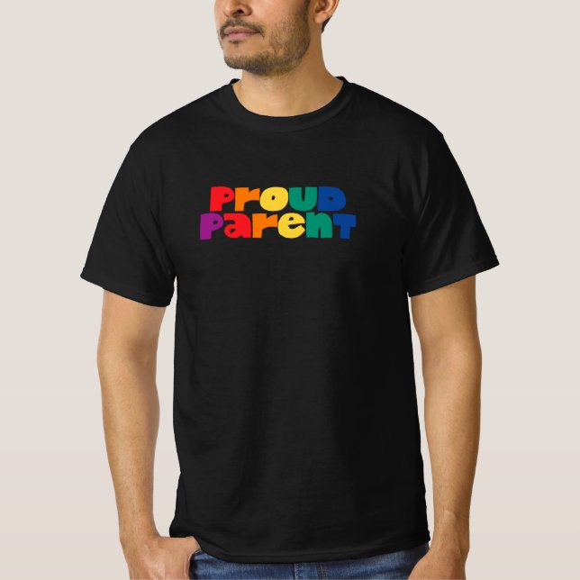 Camiseta Orgulloso padre. (Anverso)
