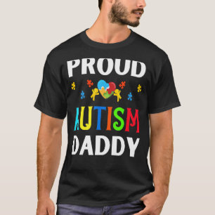 Camiseta Orgulloso padre autismo padre papá aceptación auti