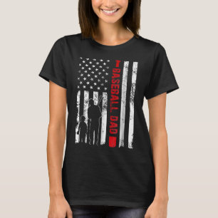 Camiseta Orgulloso padre Bysebyll Bandera americana Deporte