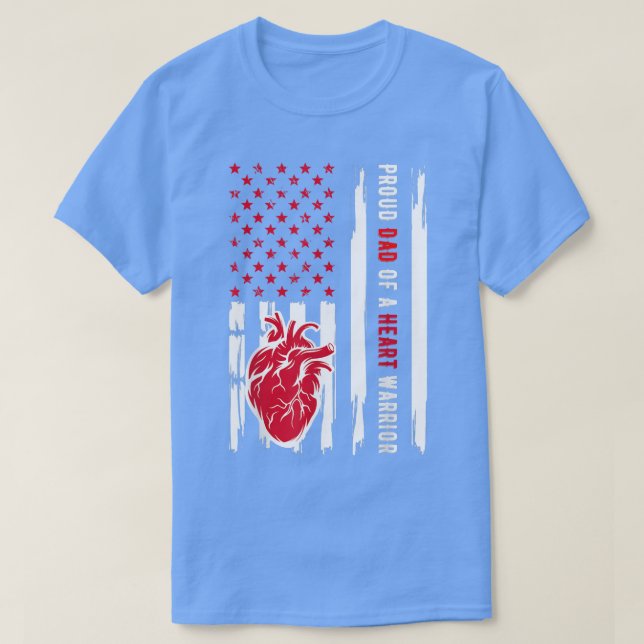 Camiseta Orgulloso Padre De Conciencia De Un Guerrero Del C (Diseño del anverso)