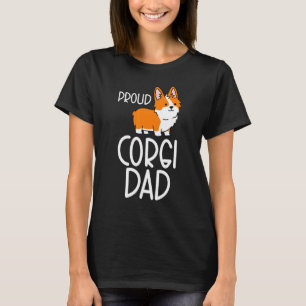 Camiseta Orgulloso padre de Corgi Padre de Pembroke Welsh
