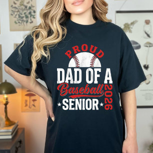 Camiseta Orgulloso padre de jugador de béisbol de último añ