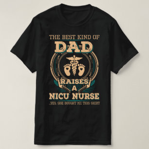 Camiseta Orgulloso padre de la enfermera de la NICU