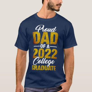 Camiseta Orgulloso Padre De La Escuela De Graduación De Gra