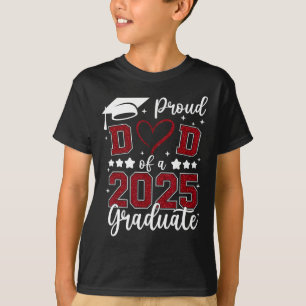 Camiseta Orgulloso Padre De La Familia De 2025 Senior Gradu
