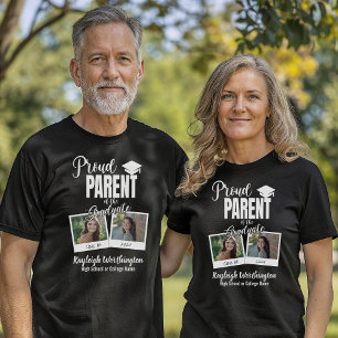 Camiseta Orgulloso padre de la foto de un Personalizado gra