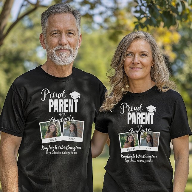 Camiseta Orgulloso padre de la foto de un Personalizado gra (Subido por el creador)