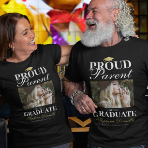 Camiseta Orgulloso padre de la foto del graduado
