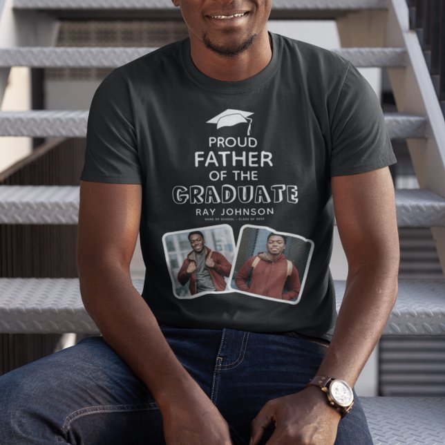 Camiseta Orgulloso padre de la graduación (Subido por el creador)
