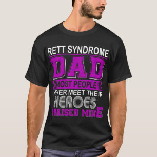 Camiseta Orgulloso padre de síndrome de Rett Crié al mío