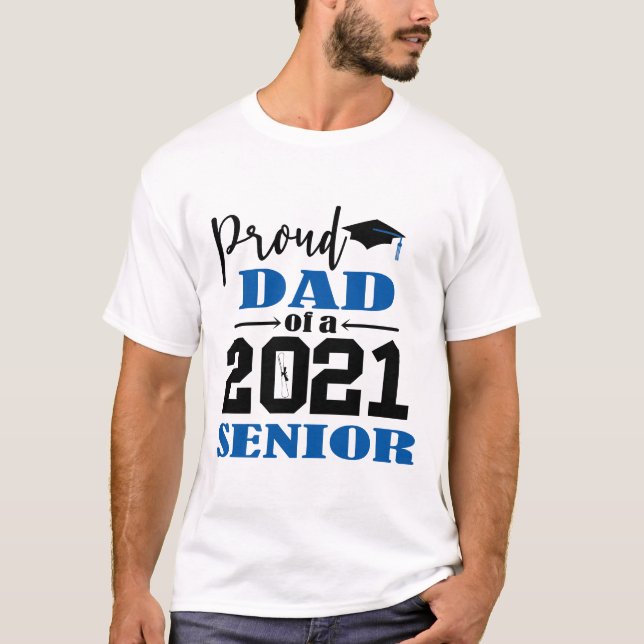 Camiseta Orgulloso padre de un anciano de 2021 (Anverso)