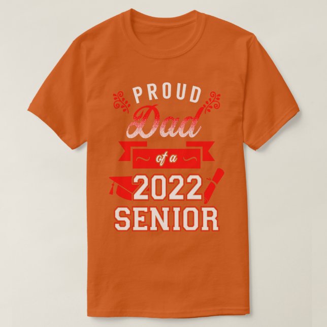 Camiseta Orgulloso padre de un anciano de 2022 (Diseño del anverso)