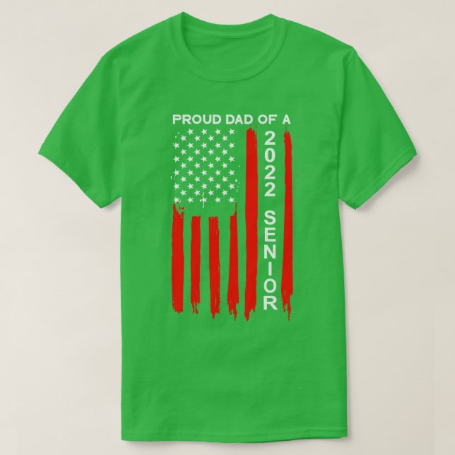 Camiseta Orgulloso padre de un anciano de 2022 9 (Diseño del anverso)