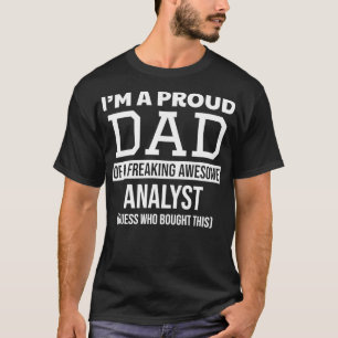 Camiseta Orgulloso padre de un asombroso e impresionante an
