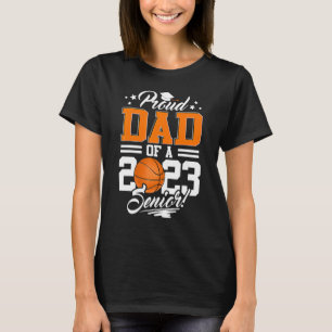 Camiseta Orgulloso Padre De Un Básquetbol De Posgrado Super