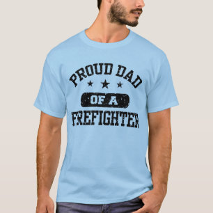 Camiseta Orgulloso padre de un bombero