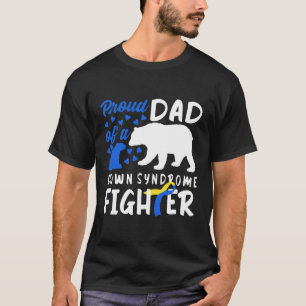 Camiseta Orgulloso Padre De Un Combatiente De Síndrome De D