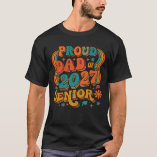 Camiseta Orgulloso padre de un estudiante de último año de 