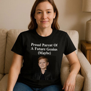 Camiseta Orgulloso Padre De Un Futuro Genio (Quizás)