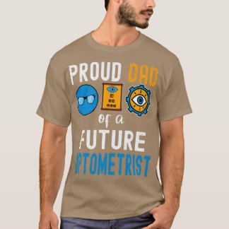 Camiseta Orgulloso padre de un futuro optometrista 1