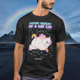 Camiseta Orgulloso Padre De Un Gato Gay