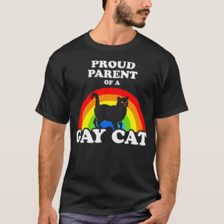 Camiseta Orgulloso Padre De Un Gato Gay Orgullo Gay Gays