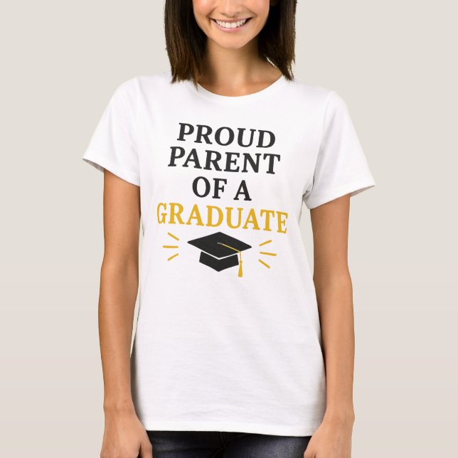 Camiseta Orgulloso padre de un graduado (Anverso)