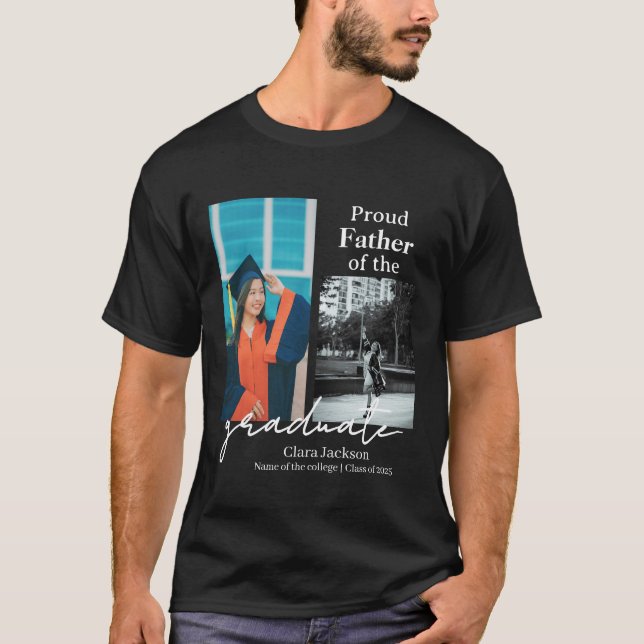 Camiseta Orgulloso padre de un graduado (Anverso)