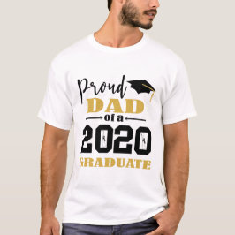 Camiseta Orgulloso padre de un graduado de 2020