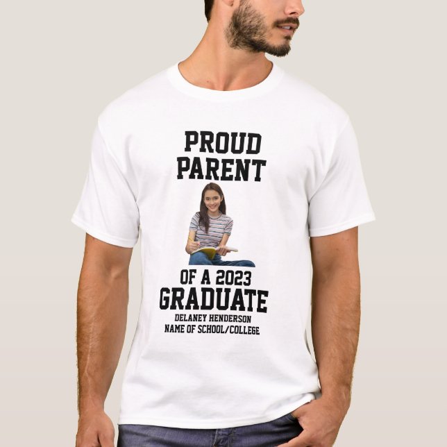 Camiseta Orgulloso padre de un graduado de 2023 (Anverso)
