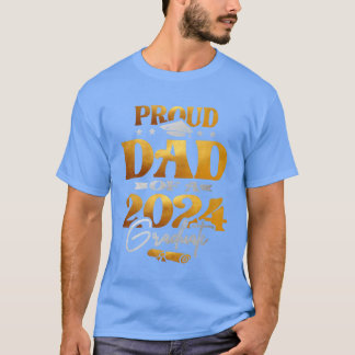 Camiseta Orgulloso padre de un graduado de 2024 Clase de 20