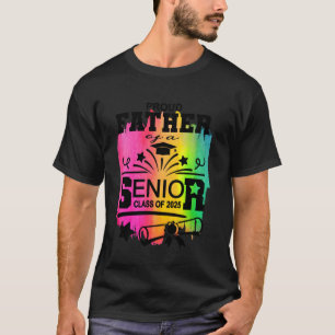Camiseta Orgulloso Padre De Un Graduado De La Clase De 2025