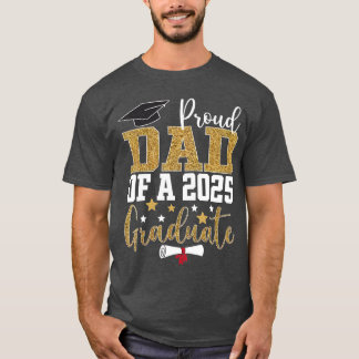 Camiseta Orgulloso padre de un graduado de la clase de 2025