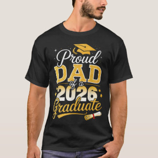 Camiseta Orgulloso Padre De Un Graduado De La Clase De 2026